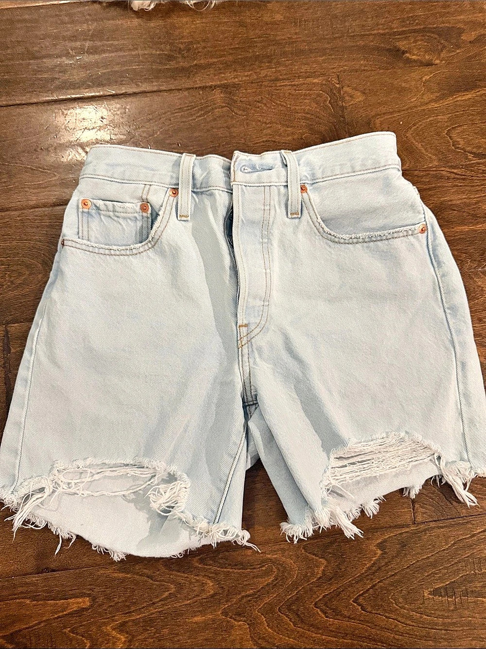 Levi's 501 Denim Jean long Shorts W27